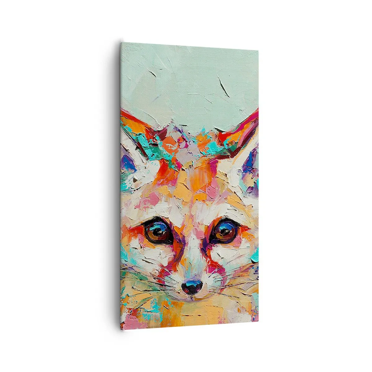 Cuadro sobre lienzo - Impresión de Imagen - Mirada penetrante - 65x120 cm