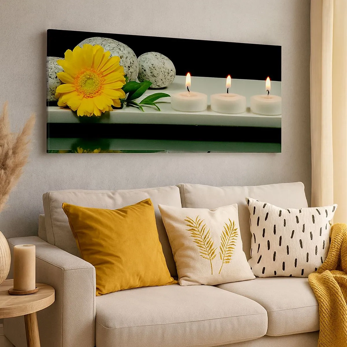 Cuadro sobre lienzo - Impresión de Imagen - Calmar los sentidos - 100x40 cm