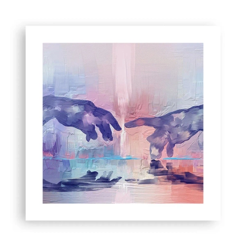 Póster - Chispa divina de vida - 40x40 cm