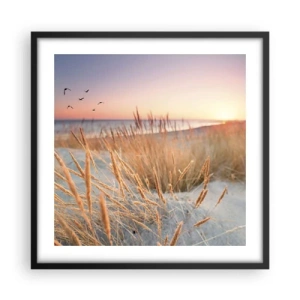 Póster en marco negro - Dulce nana del Báltico - 50x50 cm