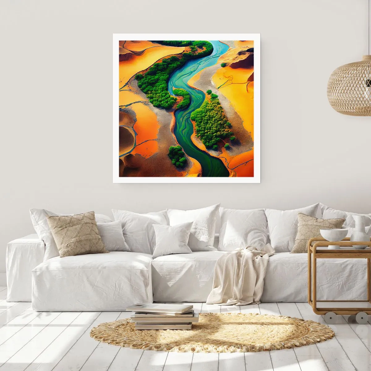 Póster - Río que da vida - 50x50 cm