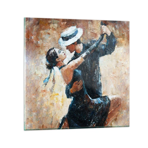 Cuadro sobre vidrio - Impresiones sobre Vidrio - Estilo Rudolf Valentino - 30x30 cm