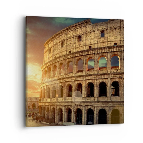 Cuadro sobre lienzo - Impresión de Imagen - Una impresión colosal - 40x40 cm