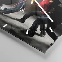 Esfera sin numeración, con rayas