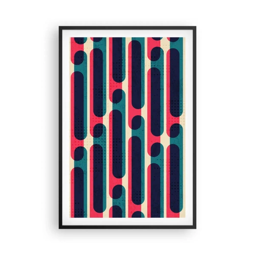 Póster en marco negro - Profundidad y relieve - 61x91 cm