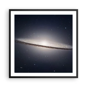Póster en marco negro - Érase una vez en una galaxia muy, muy lejana.... - 60x60 cm