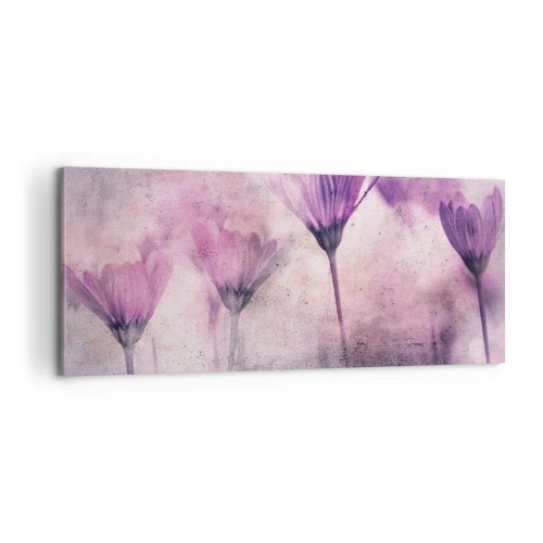 Cuadro sobre lienzo - Impresión de Imagen - Sueño de flores - 100x40 cm
