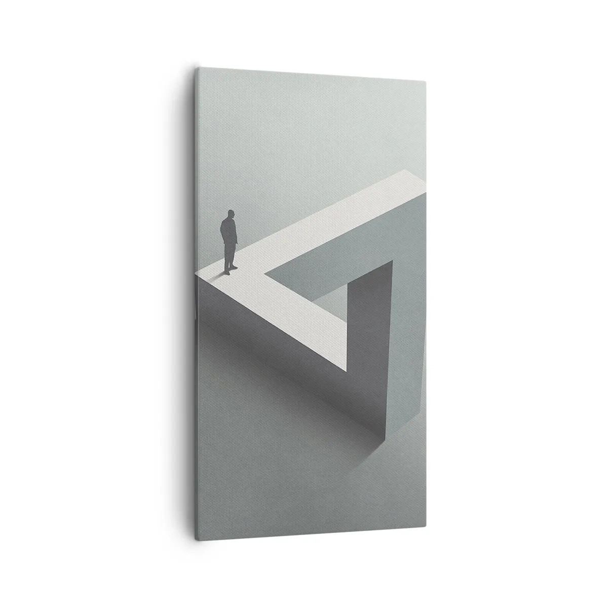 Cuadro sobre lienzo - Impresión de Imagen - Y, sin embargo, es posible - 55x100 cm
