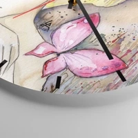 Esfera sin numeración, con rayas