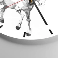 Esfera sin numeración, con rayas