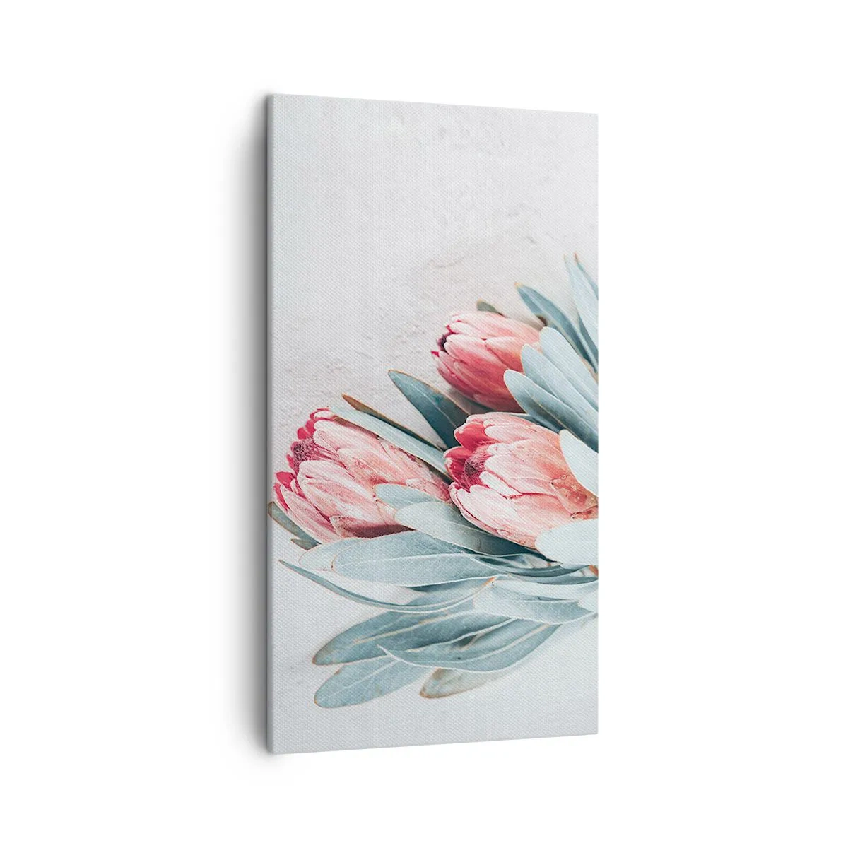 Cuadro sobre lienzo - Impresión de Imagen - Avergonzada de su propia belleza - 45x80 cm