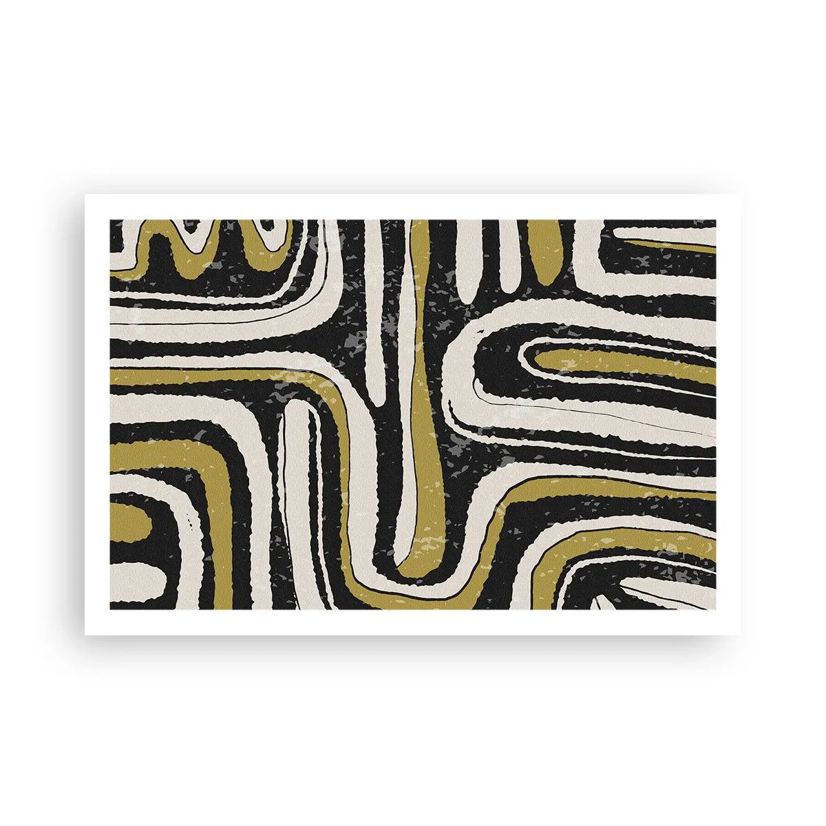 Póster - Composición: tramos y callejones - 91x61 cm