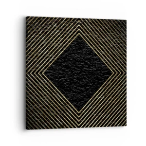 Cuadro sobre lienzo - Impresión de Imagen - Geometría al estilo glamour - 30x30 cm