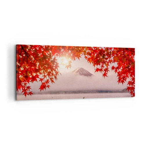 Cuadro sobre lienzo - Impresión de Imagen - Estilo japonés - 100x40 cm