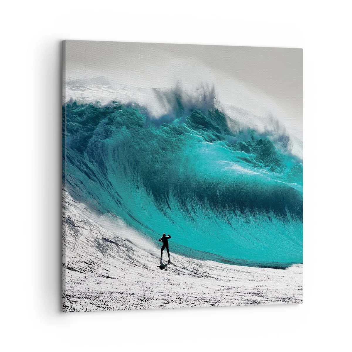 Cuadro sobre lienzo - Impresión de Imagen - Reto aceptado - 50x50 cm