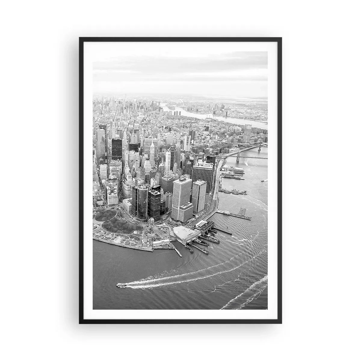 Póster en marco negro - ¿Cómo no amar este lugar? - 70x100 cm