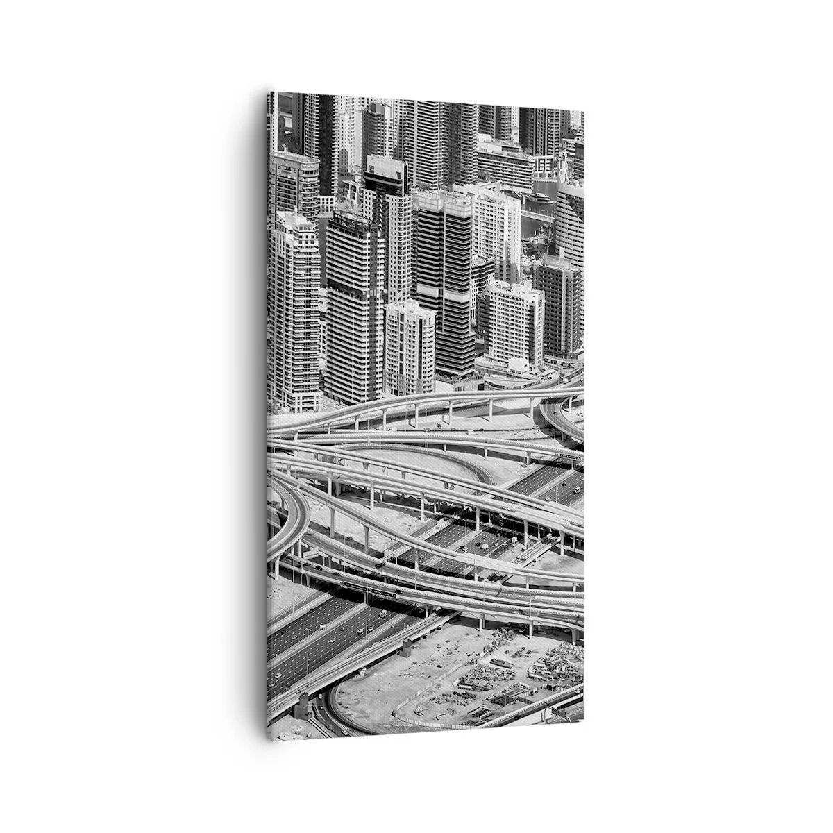 Cuadro sobre lienzo - Impresión de Imagen - Dubái: la ciudad imposible - 55x100 cm