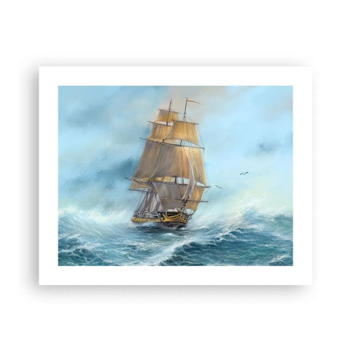 Póster - Surcando las olas - 50x40 cm