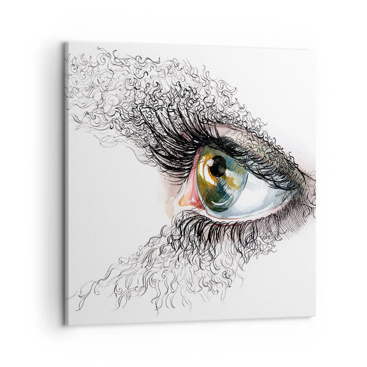 Cuadro sobre lienzo - Impresión de Imagen - Mira directamente a tu alma - 50x50 cm
