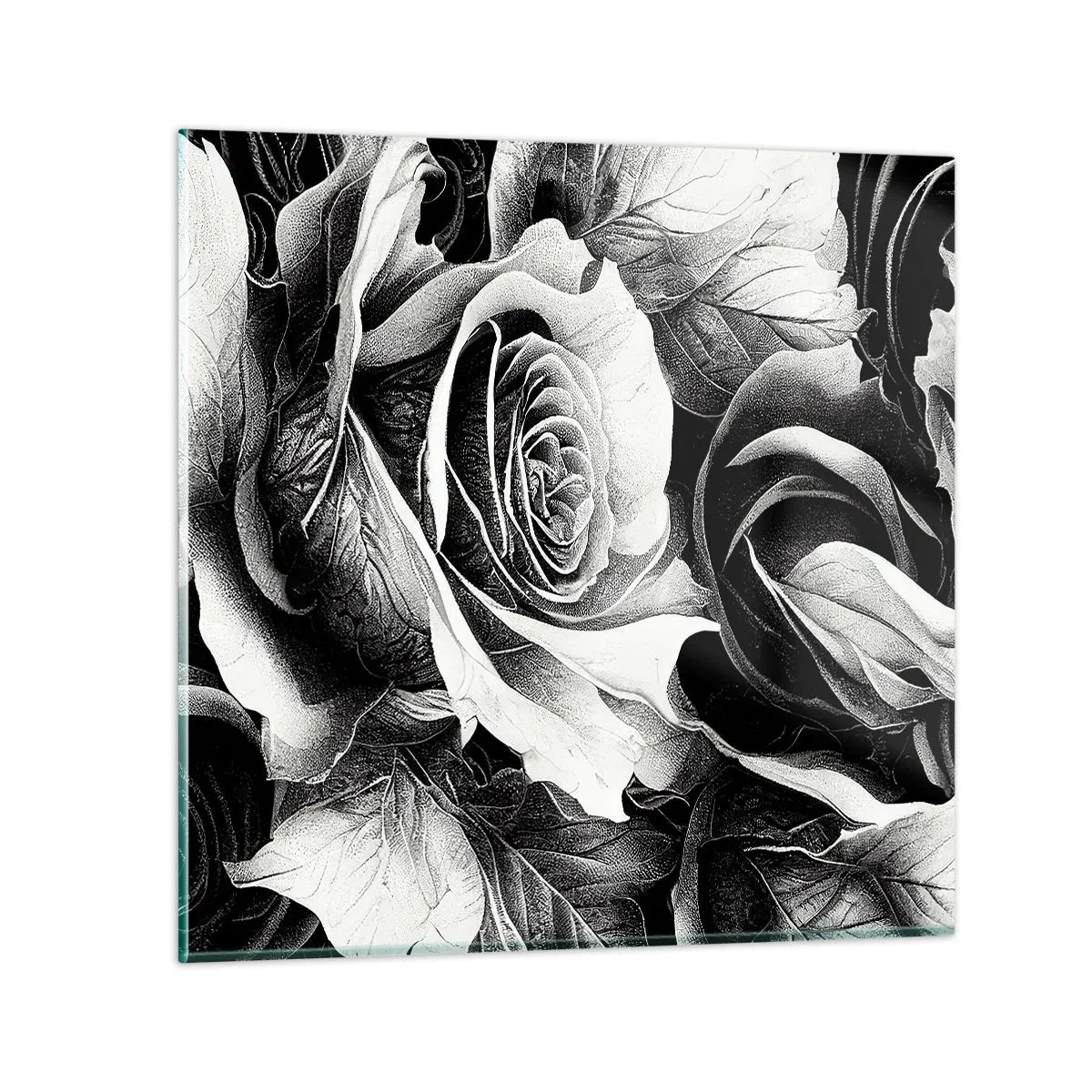 Cuadro sobre vidrio - Impresiones sobre Vidrio - Siempre como una reina - 30x30 cm