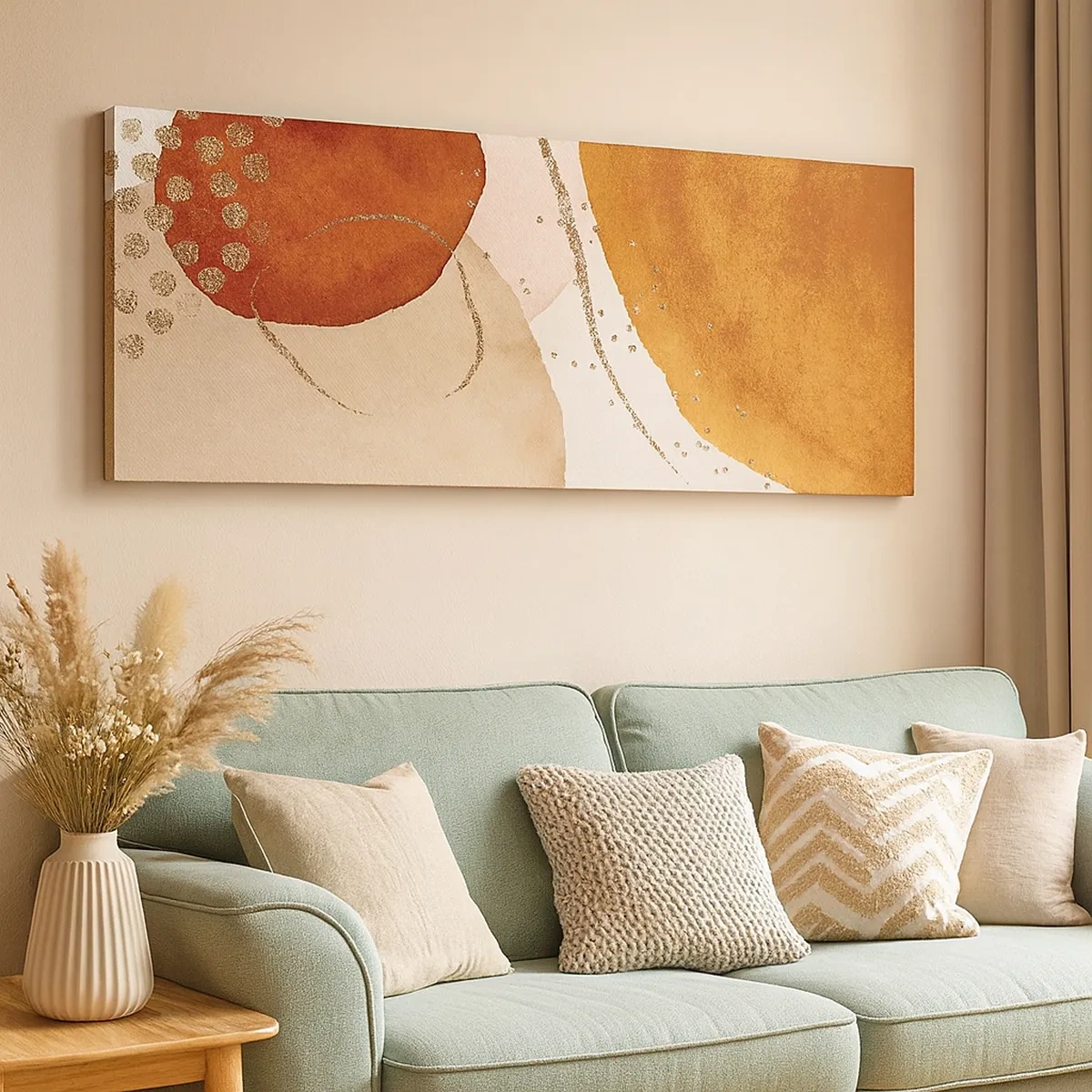 Cuadro sobre lienzo - Impresión de Imagen - Movimiento abstracto - 30x30 cm