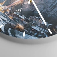 Esfera sin numeración, con rayas