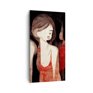 Cuadro sobre lienzo - Impresión de Imagen - Madonnas de la oscuridad - 55x100 cm