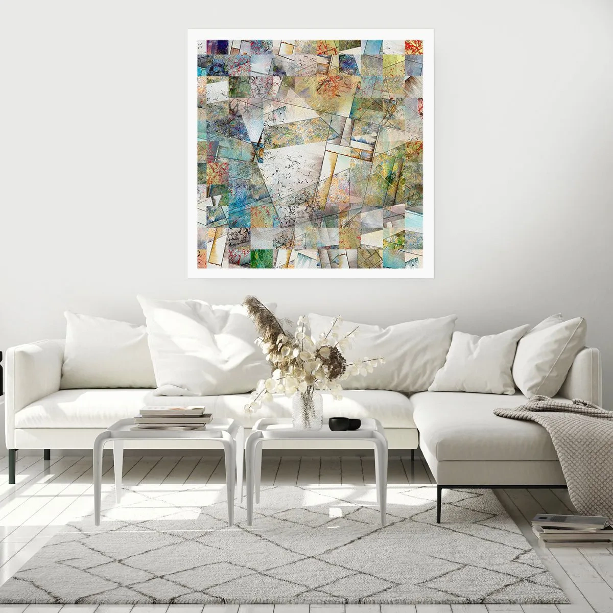 Póster - Remodelación geométrica - 50x50 cm