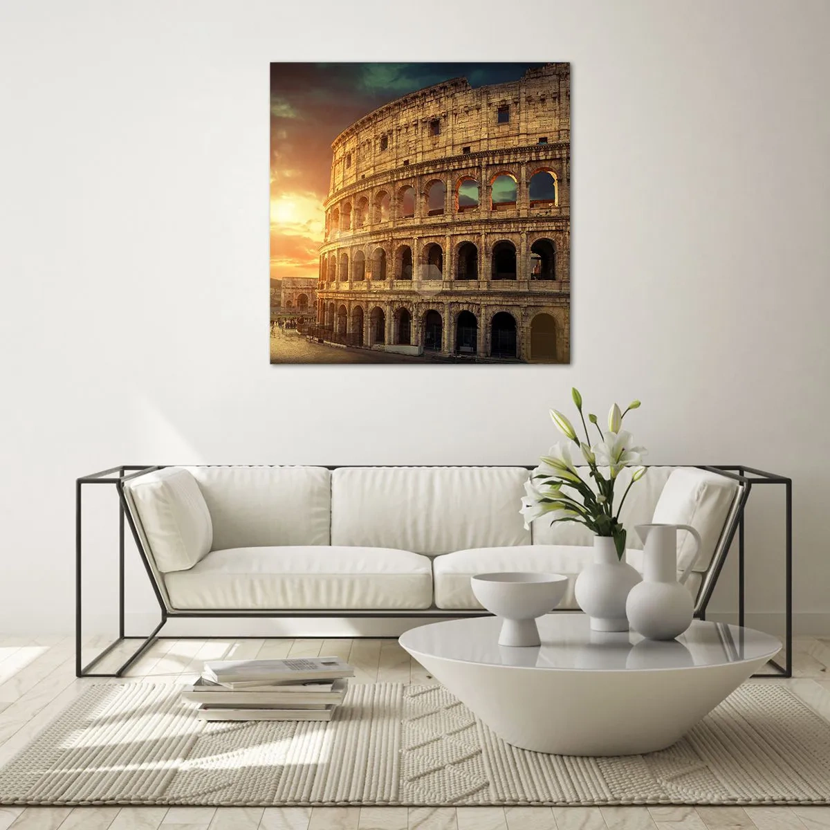 Cuadro sobre vidrio - Impresiones sobre Vidrio - Una impresión colosal - 40x40 cm