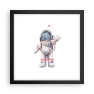 Póster en marco negro - Esto es todo por ahora - 30x30 cm