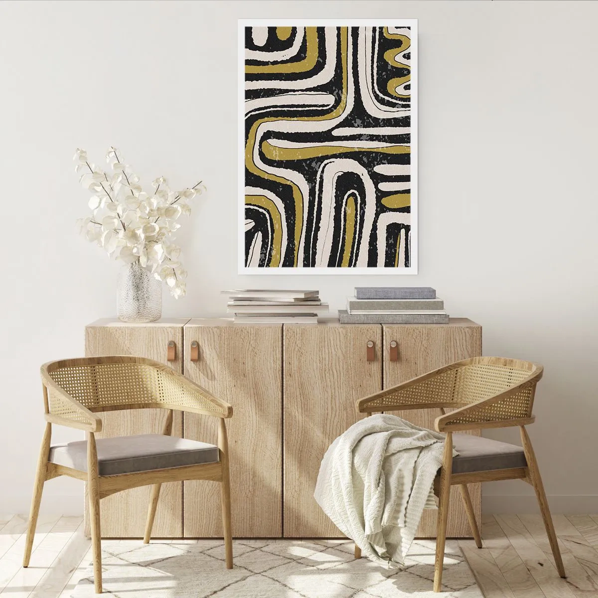 Póster - Composición: tramos y callejones - 61x91 cm