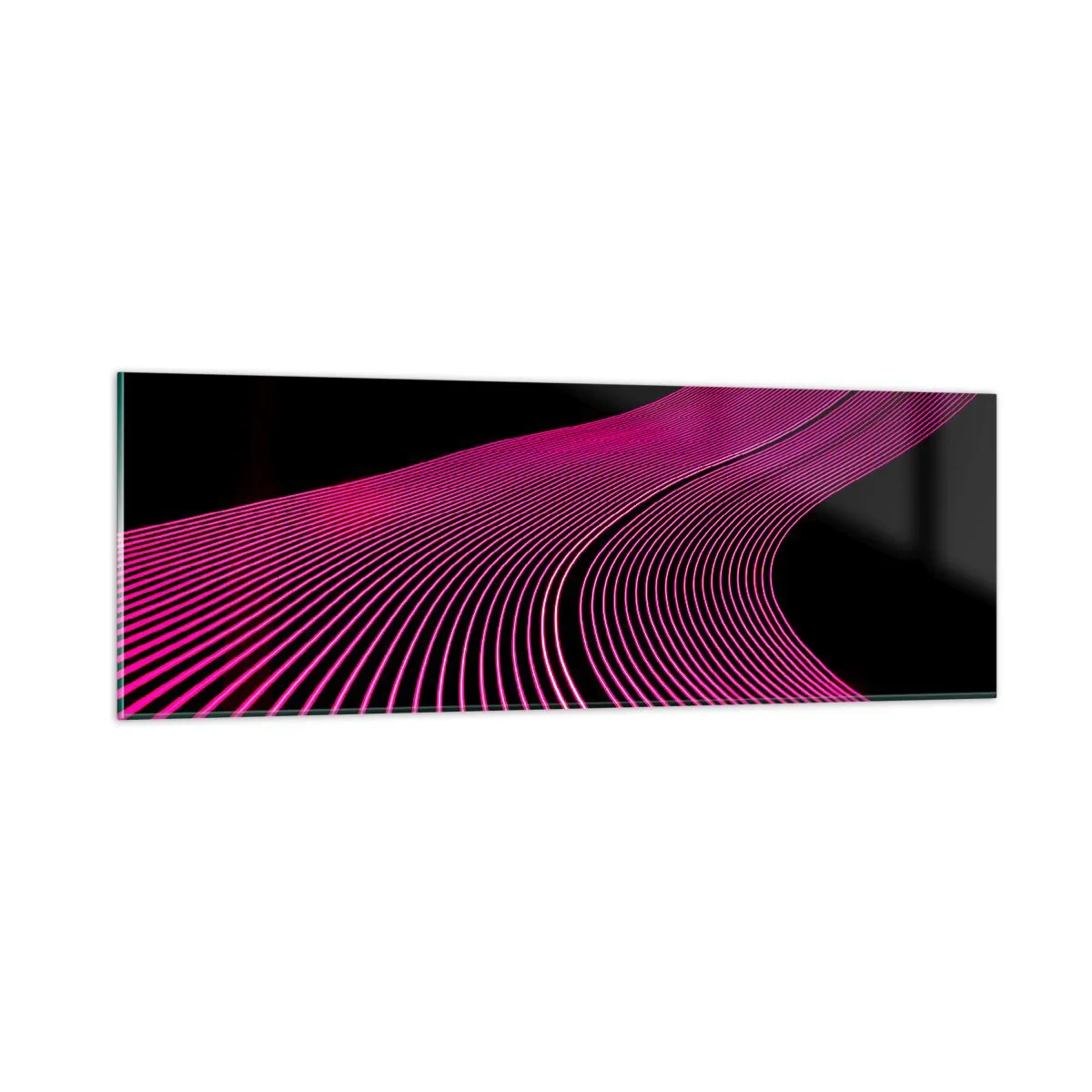 Cuadro sobre vidrio - Impresiones sobre Vidrio - Avenida de luz - 90x30 cm