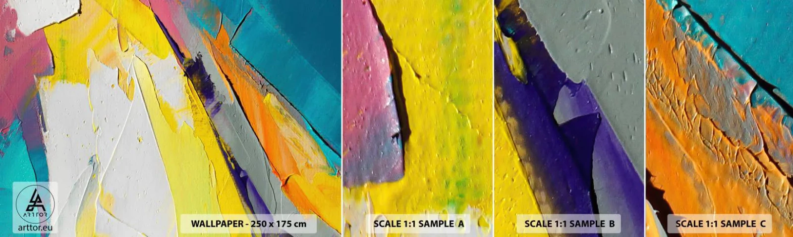 Muestra De Fotomural Standard Eco - Anatomía de la luz - Abstracción, Pedazo, 3D - 100x30 cm