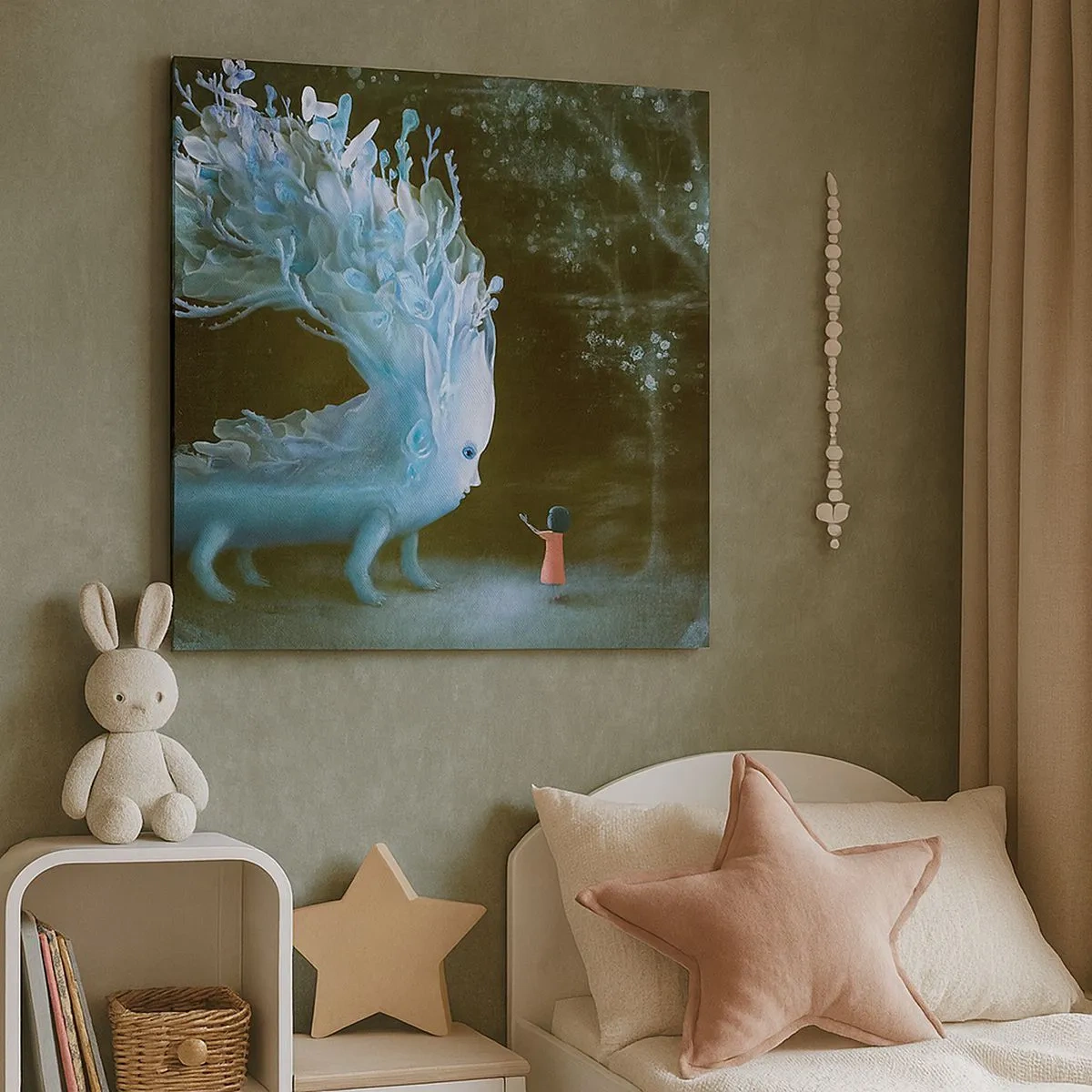 Cuadro sobre lienzo - Impresión de Imagen - Una reunión fantástica - 30x30 cm