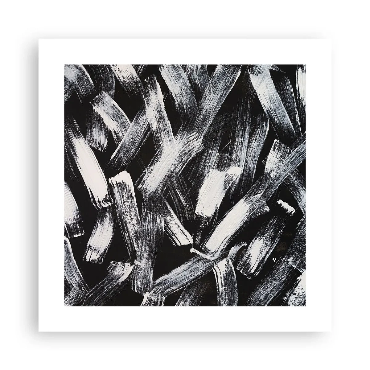 Póster - Abstracción en el espíritu industrial - 40x40 cm