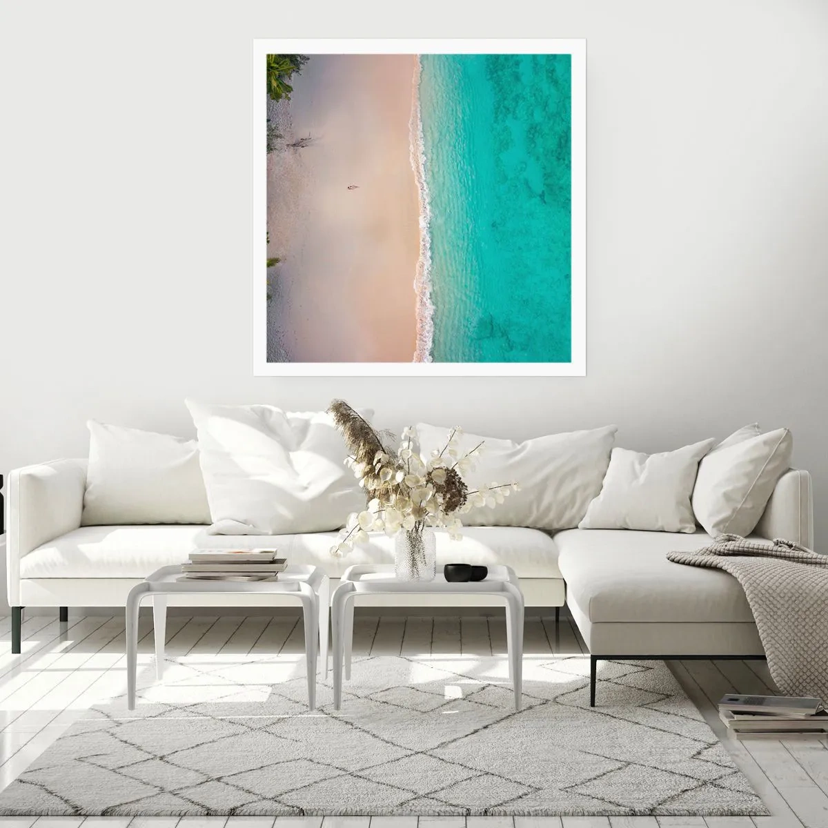 Póster - Playa del paraíso - 30x30 cm