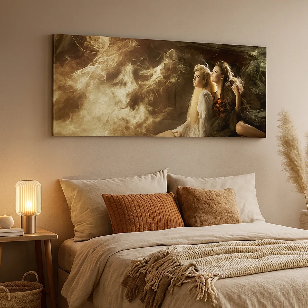 Cuadro sobre lienzo - Impresión de Imagen - Y hubo poesía - 30x30 cm