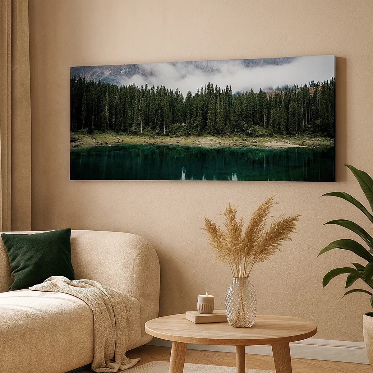 Cuadro sobre lienzo - Impresión de Imagen - Calla, calla, no despertemos al agua dormida.... - 30x30 cm