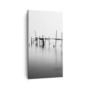 Cuadro sobre lienzo - Impresión de Imagen - ¿Y si no hay mundo? - 45x80 cm