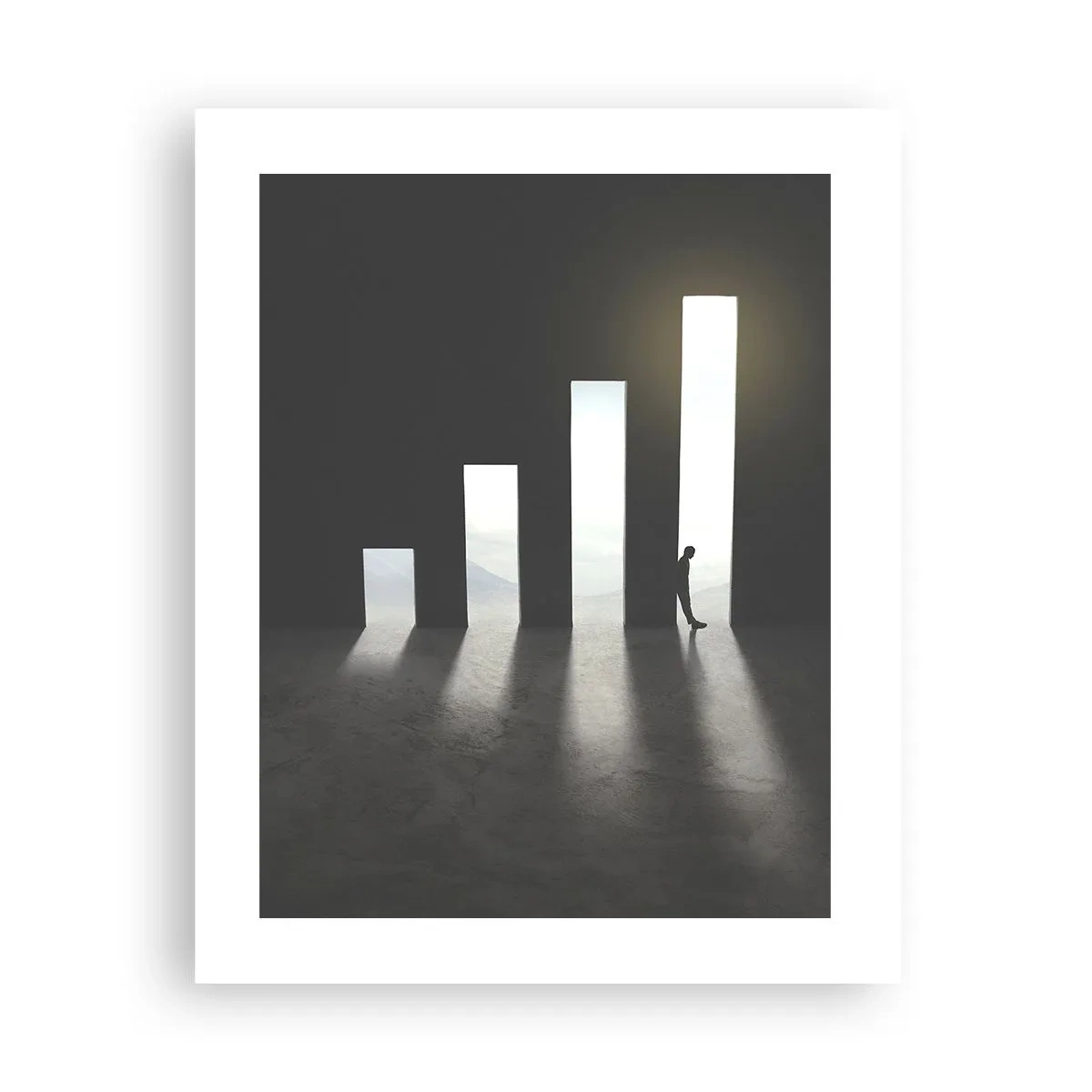 Póster - El camino del éxito - 40x50 cm