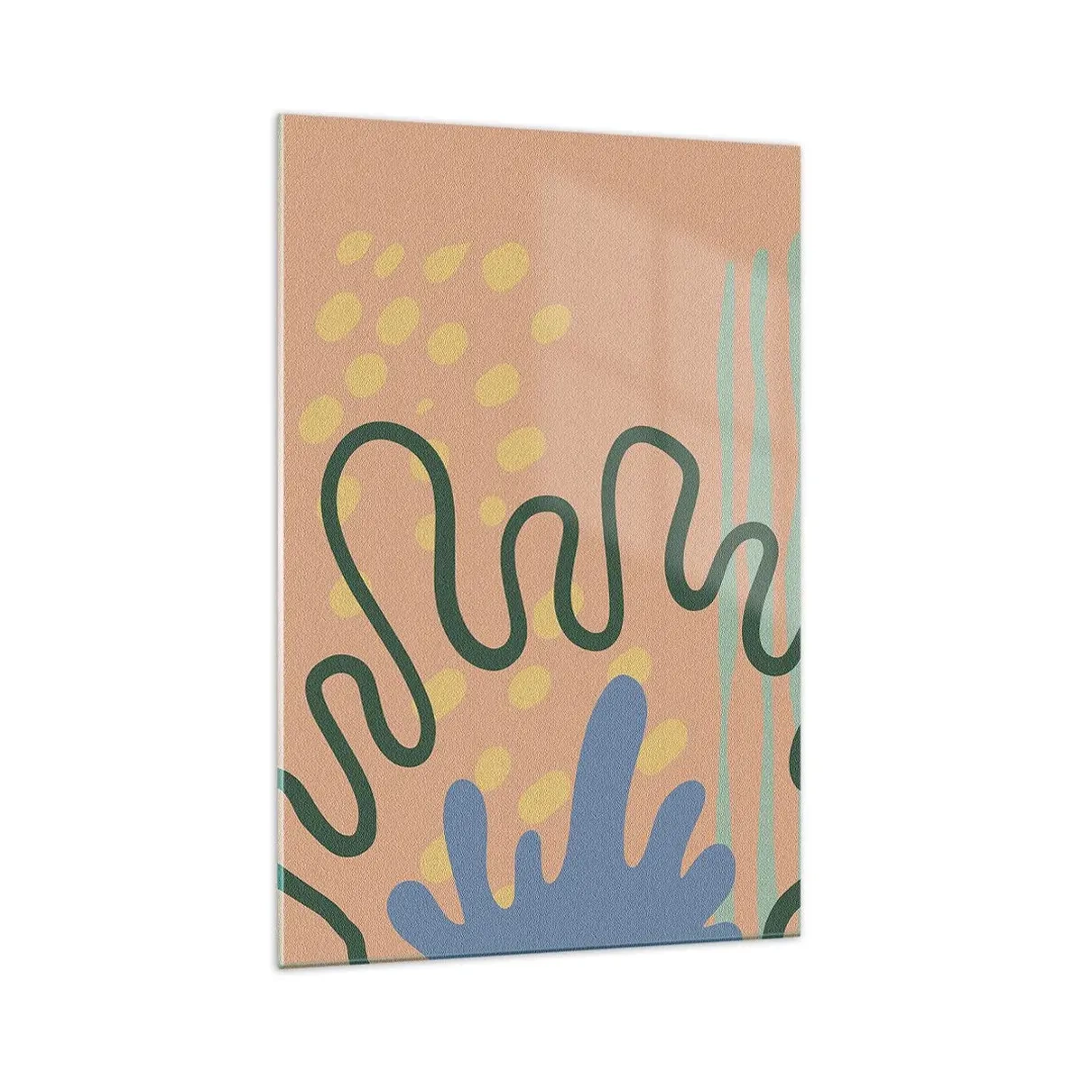 Cuadro sobre vidrio - Impresiones sobre Vidrio - Abstracción: la diversidad de la naturaleza - 70x100 cm