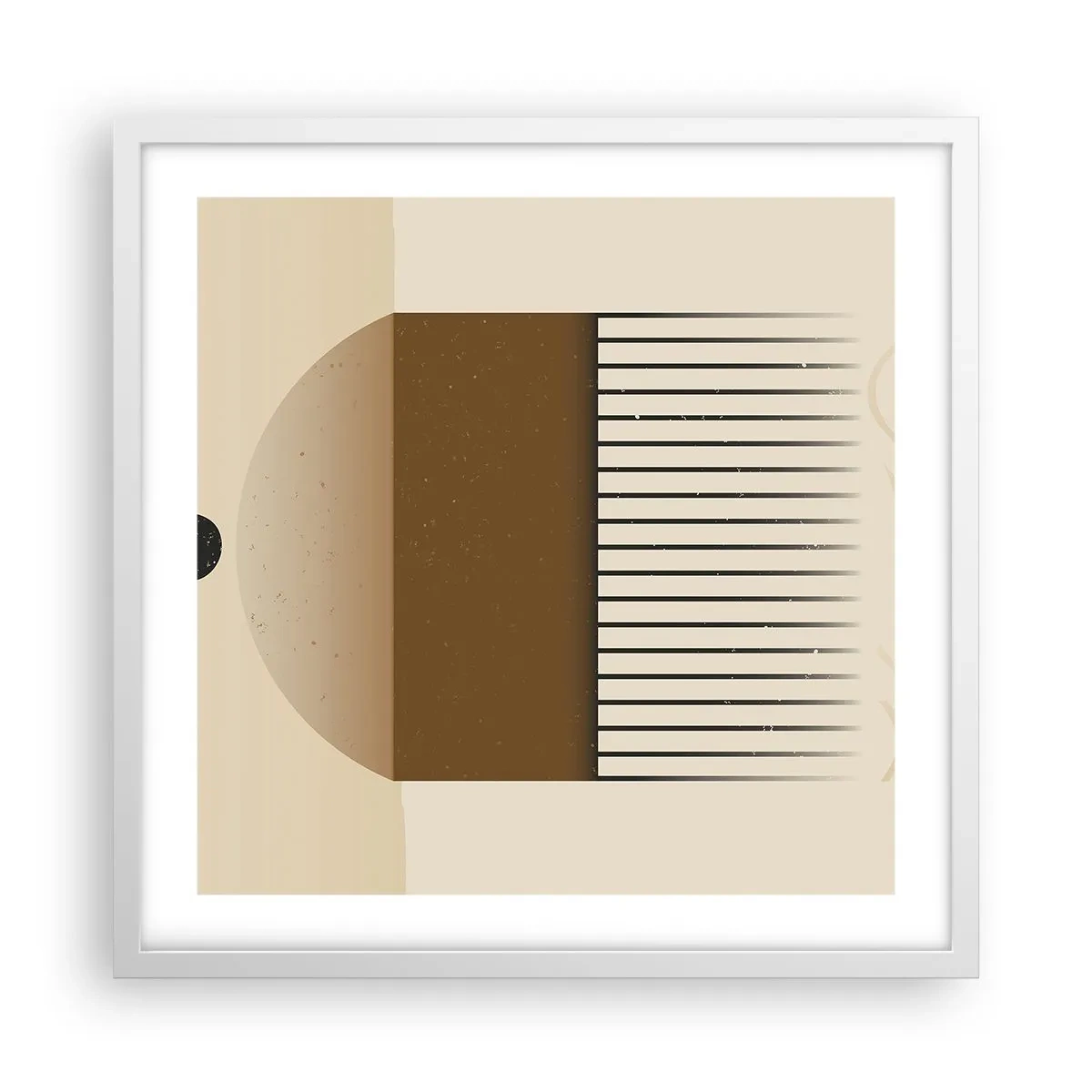 Póster en marco blanco - Varios estados - 50x50 cm