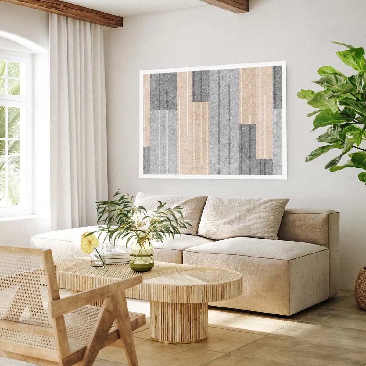 Póster - Composición: sostener la vertical - 40x30 cm