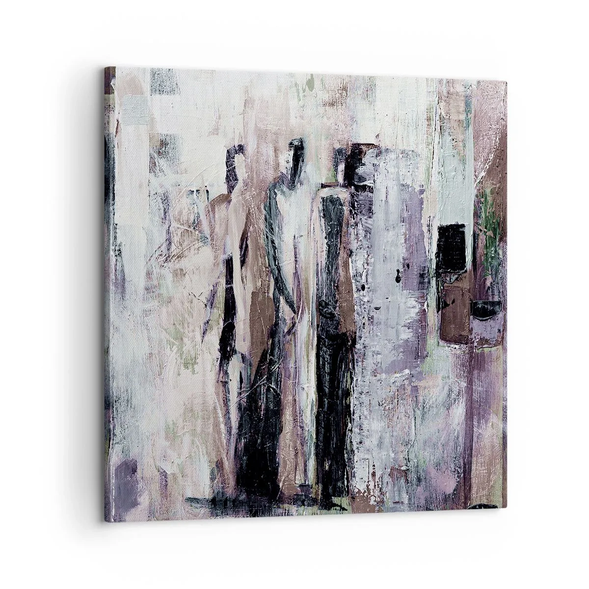Cuadro sobre lienzo - Impresión de Imagen - El trío misterioso - 60x60 cm