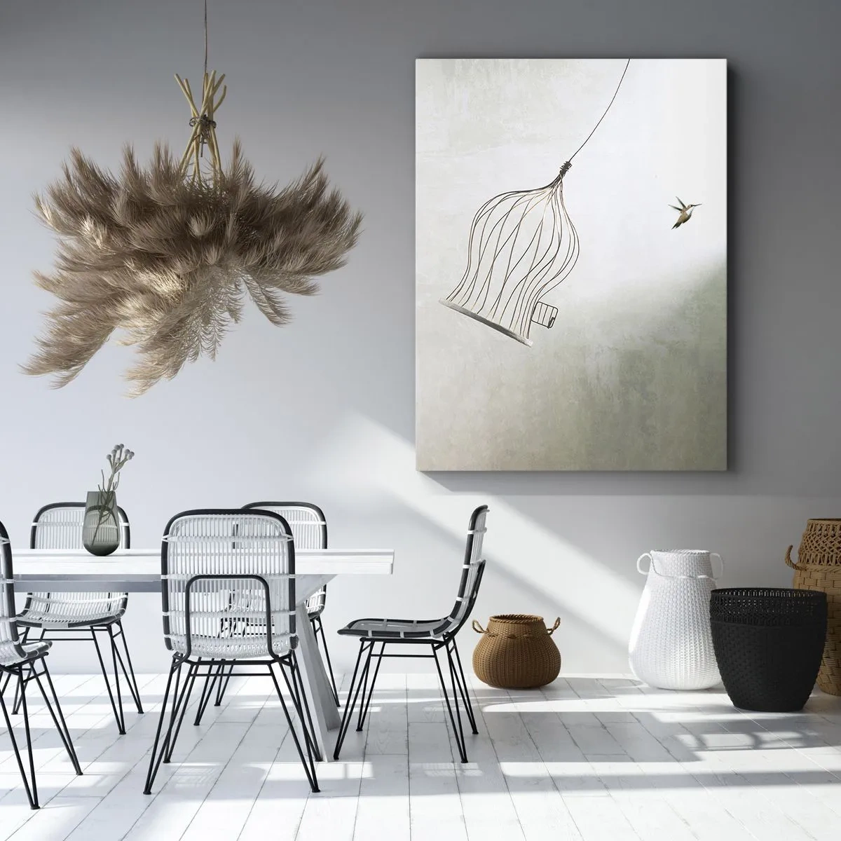 Cuadro sobre lienzo - Impresión de Imagen - Aquí debo estar - 65x120 cm