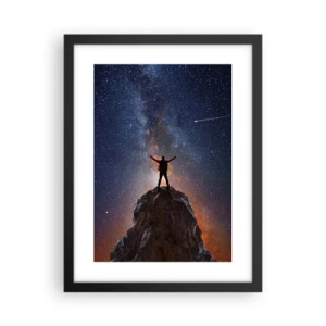 Póster en marco negro - ¡El poder está conmigo! - 30x40 cm