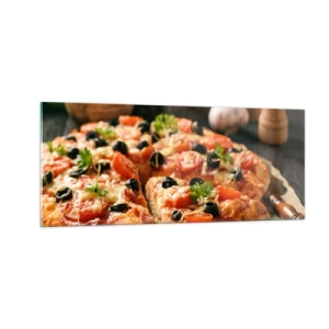 Cuadro sobre vidrio - Impresiones sobre Vidrio - Delicioso aroma - 100x40 cm