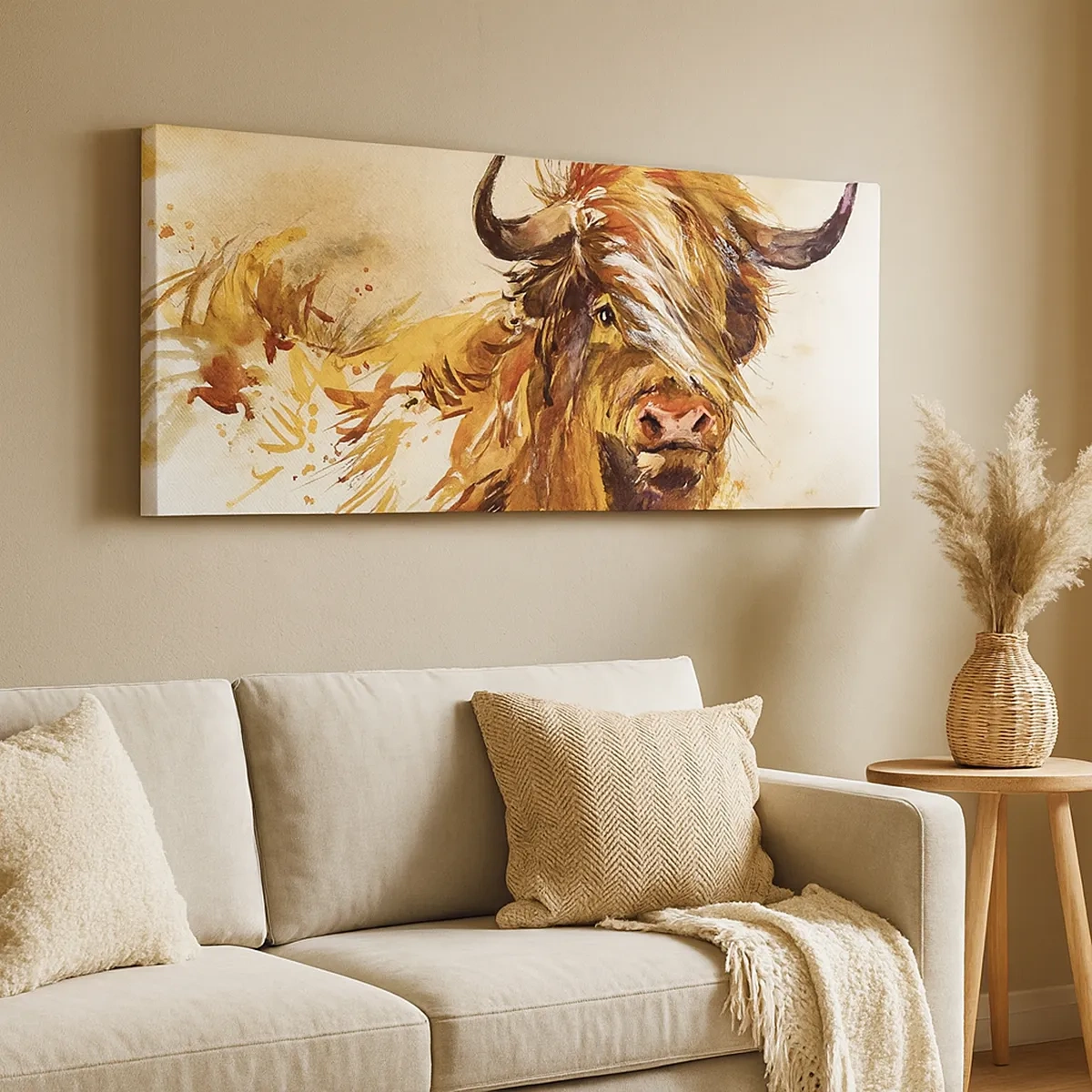 Cuadro sobre lienzo - Impresión de Imagen - El orgullo del líder - 30x30 cm