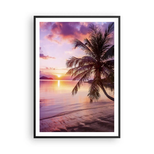 Póster en marco negro - Hermosura hasta el horizonte - 70x100 cm