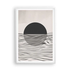 Póster en marco blanco - Media composición - 70x100 cm